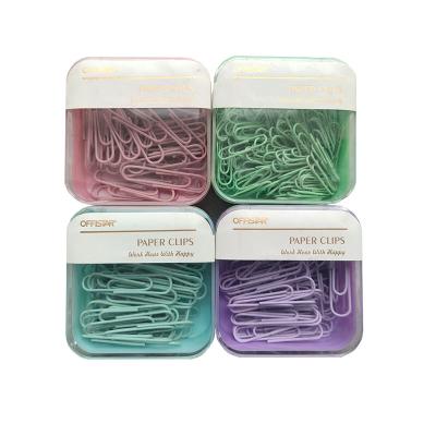 China School Home Office Supply Custom 28mm / 33mm / 50mm Paper Clips Pink Paper Clip for sale