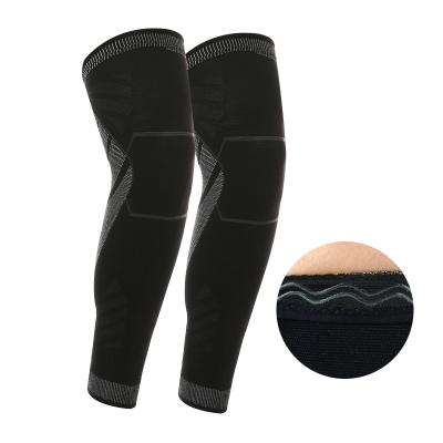 China Thigh and Calf Support Sports Compression Full Leg Breathable Unisex Anti-Slip Knitted Long Sleeve for sale