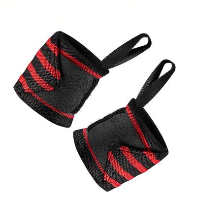 China Good Quality Breathable Low Price Adjustable Weightlifting Training Gym Wrist Support Wraps With Thumb Loops for sale