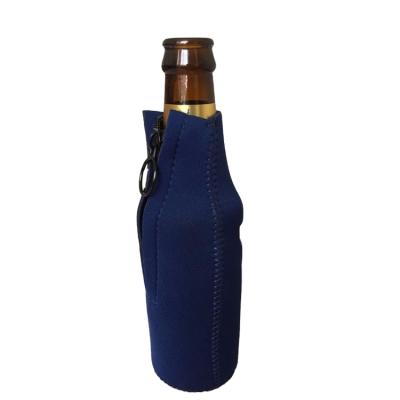 China Factory Wholesale Good Quality Custom Logo Insulated Neoprene Beer Bottle Waterproof Cooler Bags With Zipper for sale