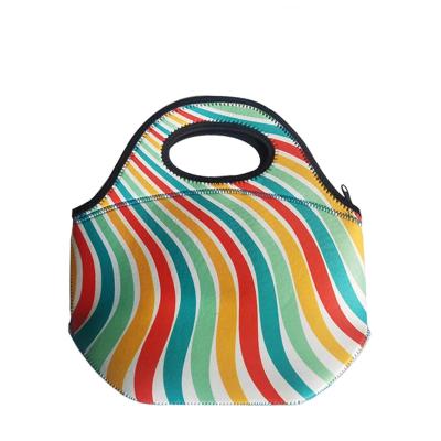 China Excellent Quality Reasonable Price Waterproof Sublimation Printing Eco - Friendly Waterproof Neoprene Lunch Bag for sale