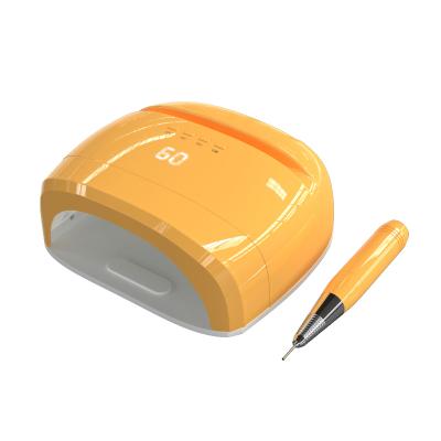 China China ABS LCD Display Gel Nail Products 78W Plastic Wireless LED Nail Dryer UV Nail Lamp With 30s/60s/90s Timer for sale