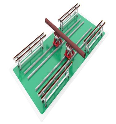 China Construction worksÂ   Pipe side trolley conveying system (Double-screw type) for sale