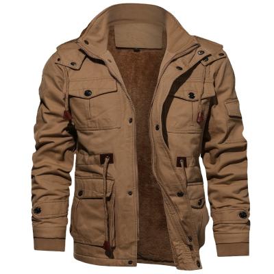 China 2021 High Quality Winter Fleece Military Jackets Breathable Warm Thicken Jacket Pilot Outerwear Plus Size Jacket for sale