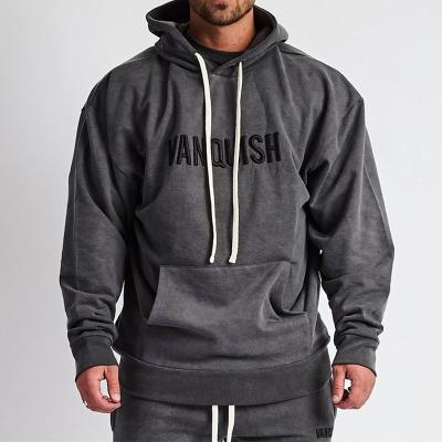 China Wholesale Custom Breathable Muscle Fitness Sports Leisure Suit Outdoor Exercise High Quality Jogging Men's Hoodie Sweetsuit for sale