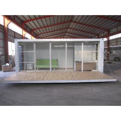 China Modern Flat Pack Container Home / Mobile Fast Food Containers Convenience Store for sale