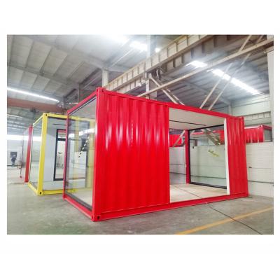 China Standard 20ft and Minimalist AS/NZ 40ft Modified Prefab Shipping Container Exhibition Hall For Sale for sale