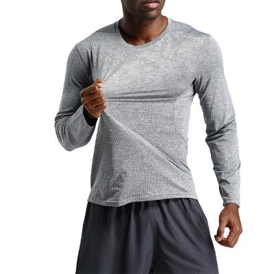 China Anti-Wrinkle Outdoor Morning Running Loose Top Basketball T-shirt Sportswear Running Men's Quick Drying Clothes Long Sleeve Sportswear for sale