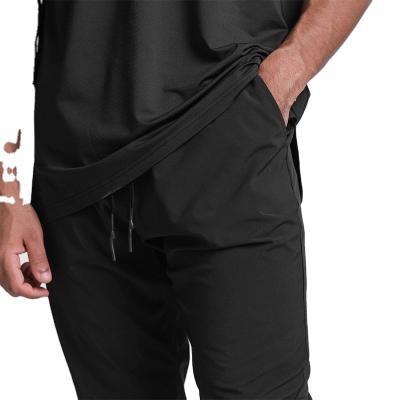 China 2022 New Sustainable Men's Plus-Size Solid Color Fitness Quick Dry Jogger for sale