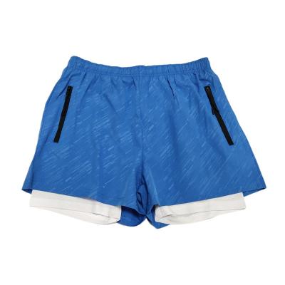 China Summer Viable Men 3D Printed Quick Dry Shorts Sports Double Layer Wholesale for sale