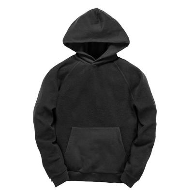 China Mens Solid Color Fleece Hoodie Outdoor Heavy Warm Hoodie Anti-Shrink for sale