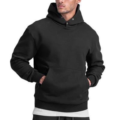 China Factory direct sales new men's solid color Anti-wrinkle loose hoodie long sleeve hoodie for sale