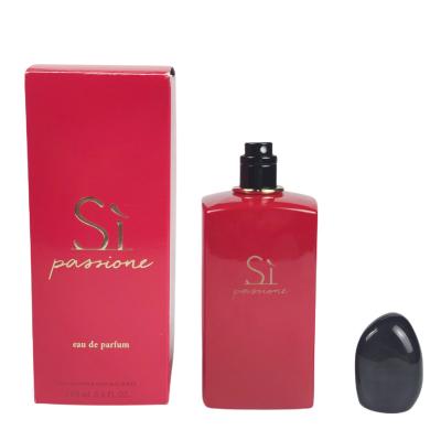 China Natural Ingredients Women Perfume SI Passione Long Lasting Perfume Body Spray Cheap Perfume Gifts Perfumes Spray for sale