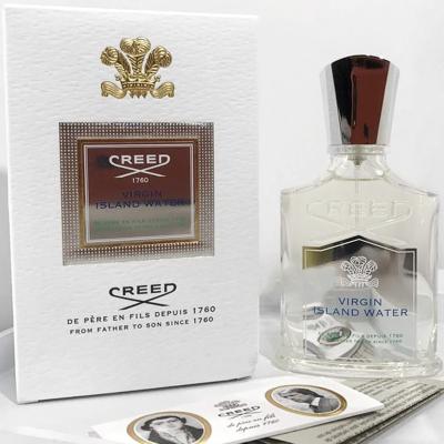 China Creed Virgin Island Water Top Quality Natural Men's Fragrance Ingredients Body Spray Fragrances Gift Parfum cologne creed for sale