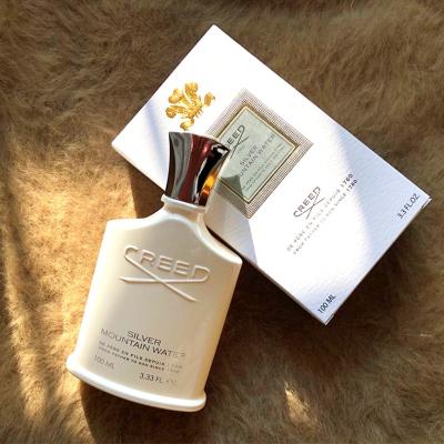 China Nice Perfumes Original Perfume 100ml Creed Silver Mountain Water Body Spray Perfume Cologne Shipping to USA 3-7 Days for sale