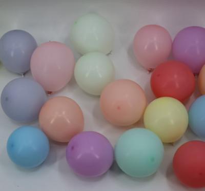 China TPU produced by BSCI audited factory baby birthday decoration Macaron colors simple latex balloons for sale