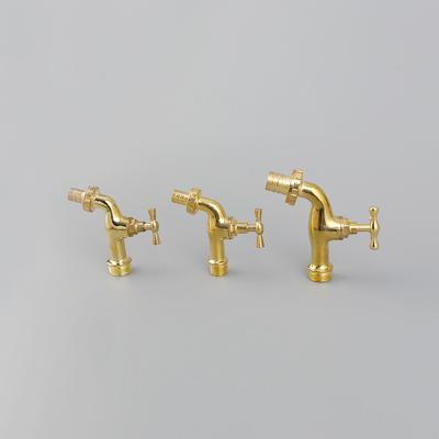 China Basin low price outdoor original color polished brass faucet for sale