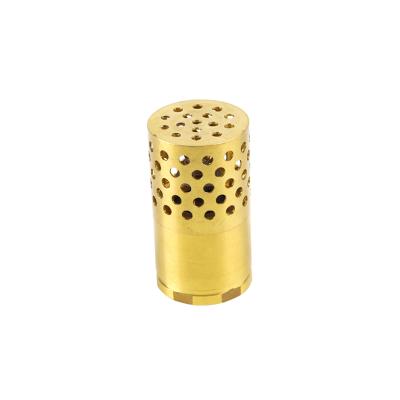 China Home Kitchen 1/2 Inch Brass Foot Valve With Stainless Steel Filter for sale