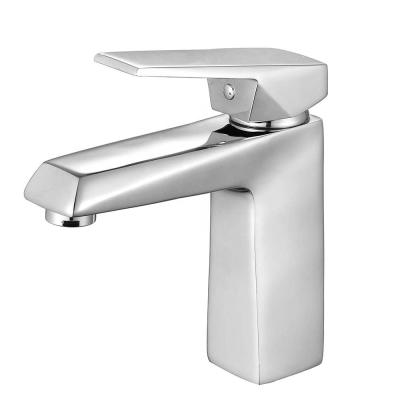 China High Quality Metered Single Hole Faucets Deck Mounted Modern Brass Single Handle Basin Faucet Sink Faucet Bathroom Basin Faucet for sale