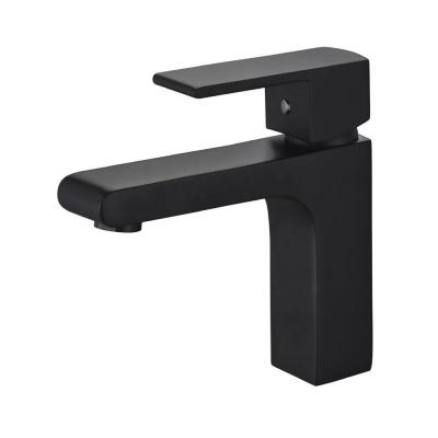 China Factory Price Metered Matte Basin Mixer Taps Back Deck Mounted Modern Lever Handle Bathroom Basin Faucet for sale