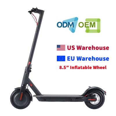 China Warehouse Two Wheel Unisex Electric Scooters 36V 7.5AH Lithium Battery Cheap Electric Scooter for sale