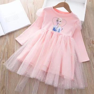 China 2021 New Summer Anti-static Spring Girl Long Sleeve Dress for sale