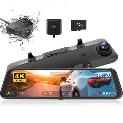 China WOLFBOX G850 4K Waterproof Mirror Dash Cam: 12