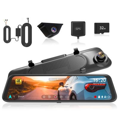 China Waterproof wolfbox g850 4k mirror dash cam dual dash cam mirror dash cam with gps for sale