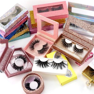 China Real natural mink lashes vendor 25mm mink lasheswholesale lasheswholesale vendor 25mm lashes natural fluffy lashes mink lashes3d lashes for sale