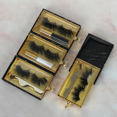 China Cruelty Free/Reusable 25 Times/Comfortable Use Natural Handmade False Eyelashes Long Lasting Eyelash 3D Magnetic Magnetic Lashes 5 for sale