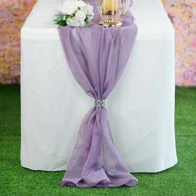 China Wedding Home Banquet Party Hotel Organza Table Runners For Wedding Reception Or Party Decoration for sale