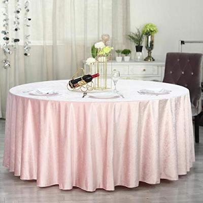 China Premium Round Velvet Tablecloth Wholesale Waterproof For Wedding Party Events for sale