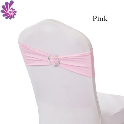 China Modern Chair Sashes Sashes Elegant Elastic Spandex Chair Sashes Wedding Party Decorative Chair Cover for sale