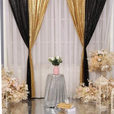 China Simple Sequin Backdrop Background For Photography Glitter Curtain Party for sale