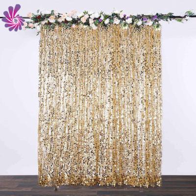 China Large Sequin Payette Sequin Backdrop Curtain For Wedding Decorations Party Home Reception Supplies for sale