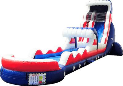 China Outdoor Activities Kids Inflatable Water Slide Silk Printing Waterproof for sale