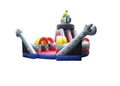 China Outdoor kids inflatable playground ,  entertainment childrens bouncy castle Fireproof for sale