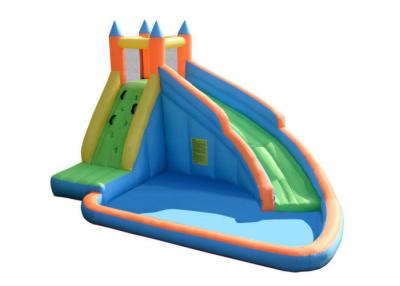 China 0.55mm PVC Toddlers / Kids Bouncy Castle With Slide 13' x  9.8' x  8.2' for sale