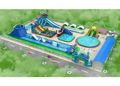 China Giant Inflatable Backyard Water Park For Toddlers With 3 Year Warranty for sale