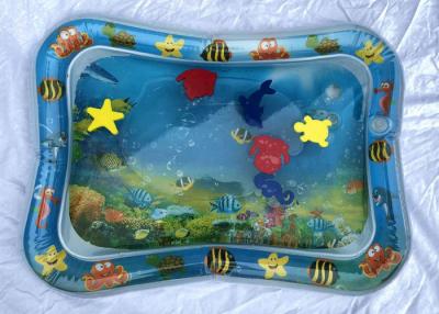 China Interesting Inflatable Baby Water Mat Toy With Sea Animal /  Two - Chamber for sale