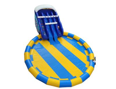 China Water park color large deep pvc inflatable family swimming pool for adults for sale