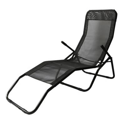 China Weather Outdoor Furniture Metal Folding Camping Chair Folding Beach Chair Convertible Lounger for sale