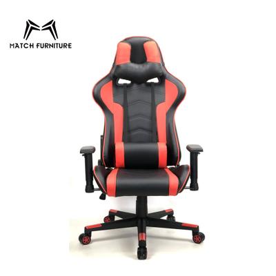 China (Size)Wholesale Adjustable PC Desk Packing Extended Leather Silla Gamer Custom Gaming Chair Computer Chair With Footrest for sale