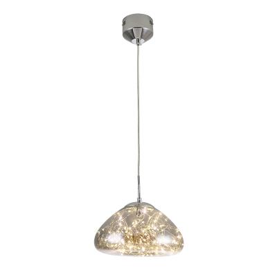 China Unique Nordic Modern Luxury Art Glass Pendant Lamps Modern Home Decor for sale