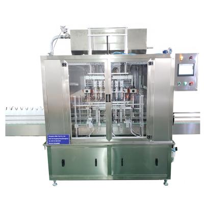 China Automatic Food 6 Heads Honey Fruit Juice Liquid Servo Filling Machine With Capping Unit for sale