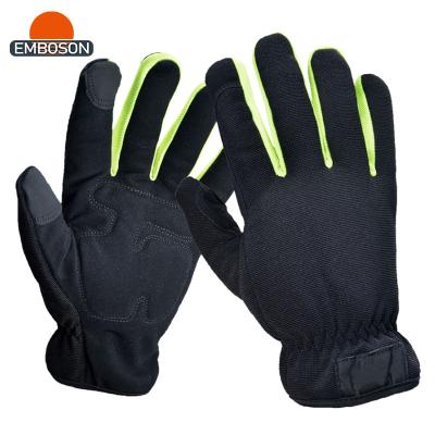 China DIY Factory Gloves Full TR Cloth Lining Touch Screen Fingers Flexi Nubuck Winter Glove for sale