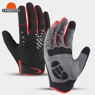 China Hot Selling DIY EVA Padding Synthetic Leather Palm Hi-dexterity Shock Resist Glove for sale