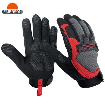 China Palm EVA Padding Anti-Vibration Durable Work Anti-Slip Synthetic Leather Glove for sale