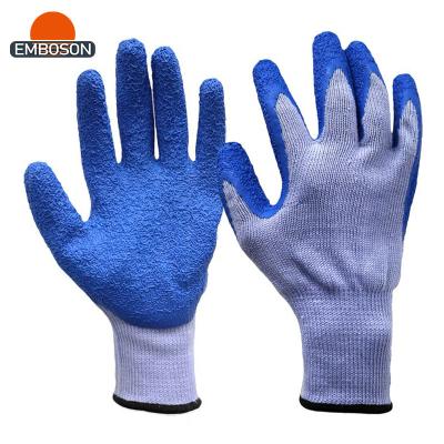 China DIY 2023 High Quality Poly-cotton Liner Crinkle Latex Glove Dipping Gloves for sale