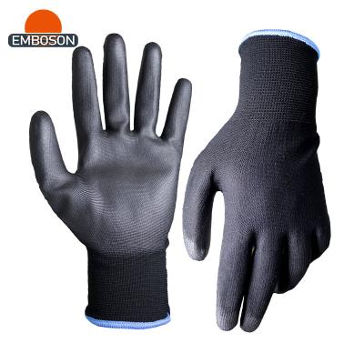 China DIY Top Quality Hi-Flexi PU Coated Glove PU Palm Coated Dipping Gloves for sale